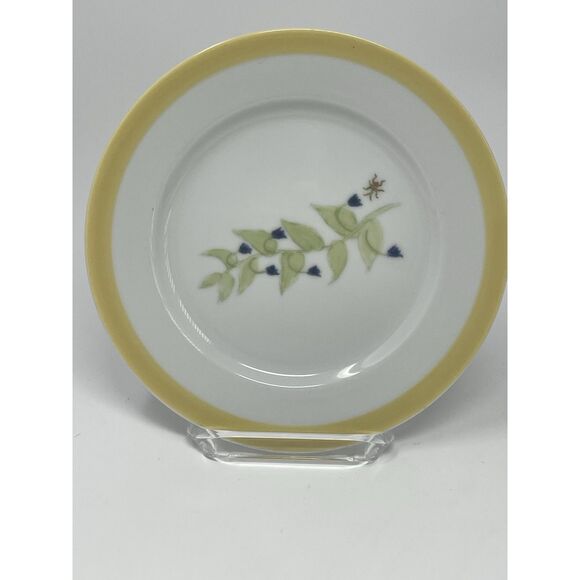 Williams Sonoma Summer Studies Salad Plates Flowers Bugs Herbs 7.75” Set of 4 - Picture 4 of 9